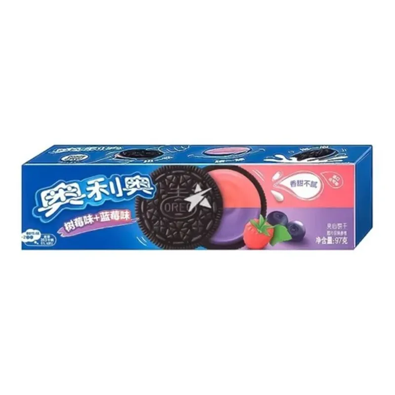 CN Oreo Cookies Blueberry & Raspberry 24 x 97g