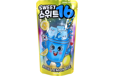 Sweet 16 - Blue Lemon Ade Zero Sugar 10 x 200ml