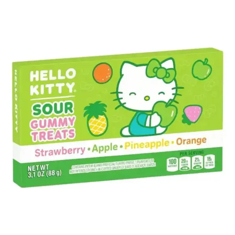 Hello Kitty Gummy Treats Sour 12 x 88g
