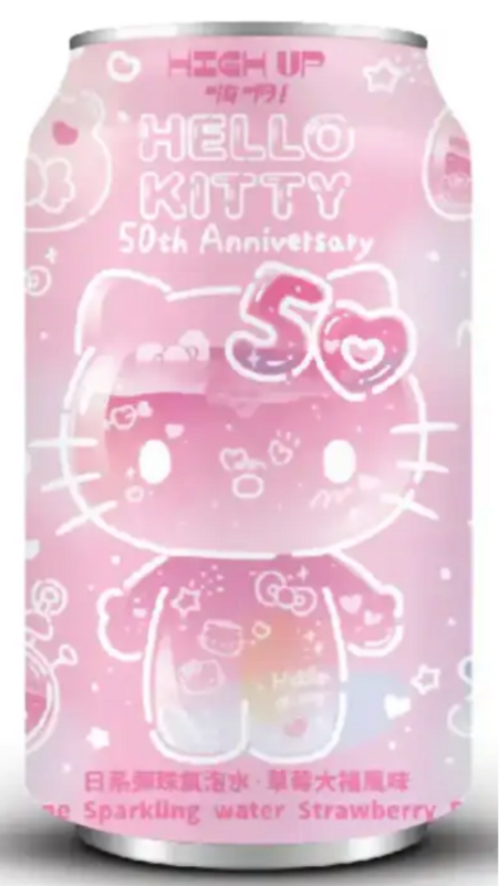 High Up Ramune - Hello Kitty ( Strawberry Daifuku) 24 x 330ml