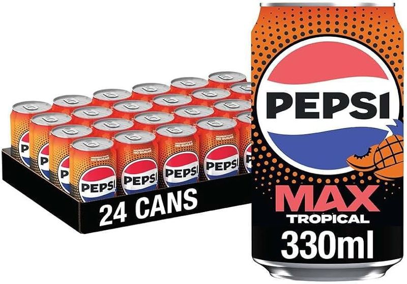Pepsi Max Tropical 24 x 330ml