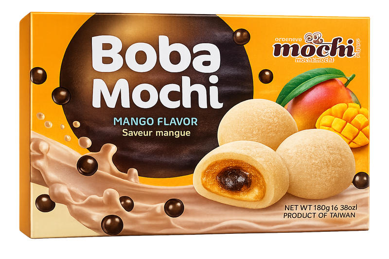 Boba Mochi Mango 12 x 180g