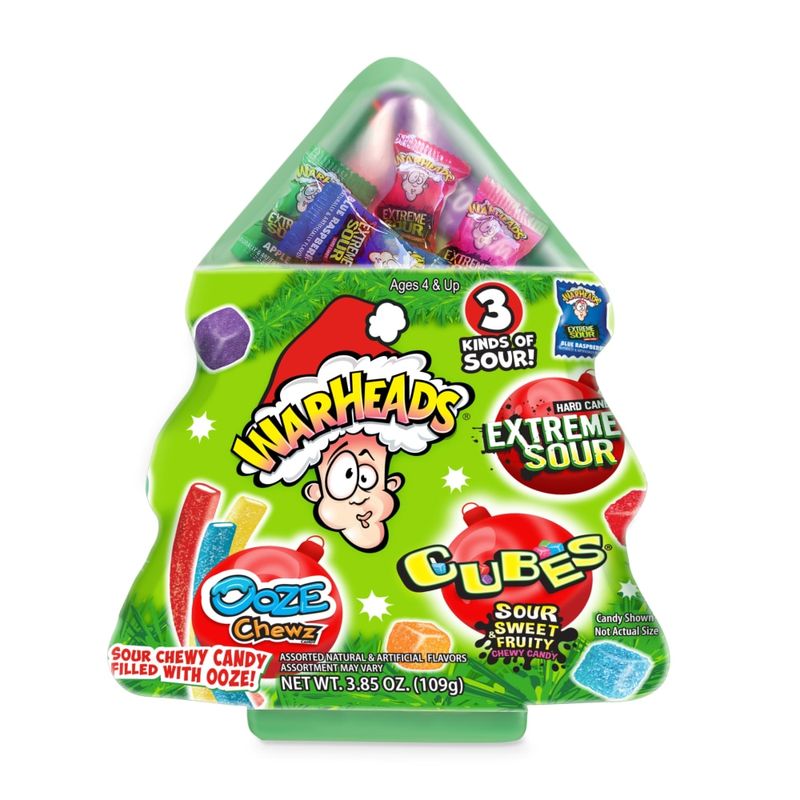 Warheads Sour Filled Candy Tree 8x85g