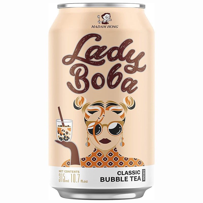 Lady Boba Classic Bubble Tea Drink 24 x 315 ml