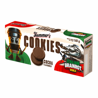 Yummers Cookies Italian Brainrot Vanilla and Cocoa 14 x 140g