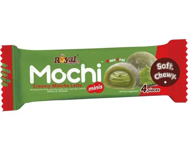 Royal Family Mochi Mini - Creamy Matcha Latte 12 x 40g