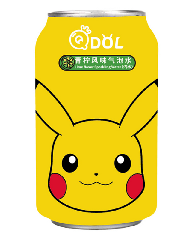 Qdol Pokemon Soda Lime 24 x 330ml