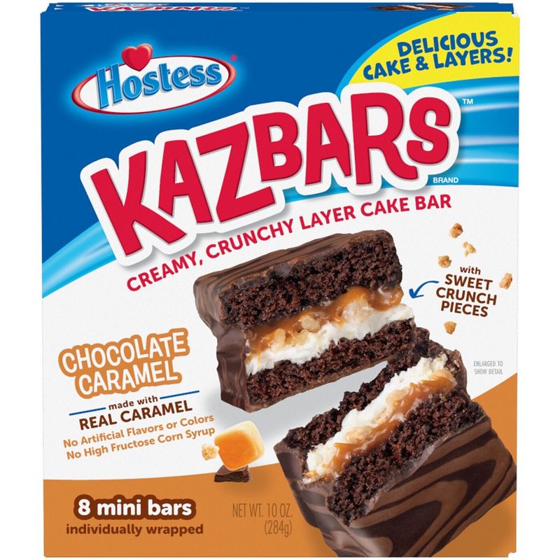 Hostess - Kazabars Chocolate Caramel 6 x 8 x 47g