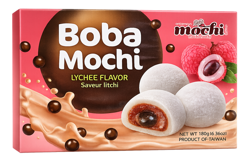 Boba Mochi Lychee 12 x 180g