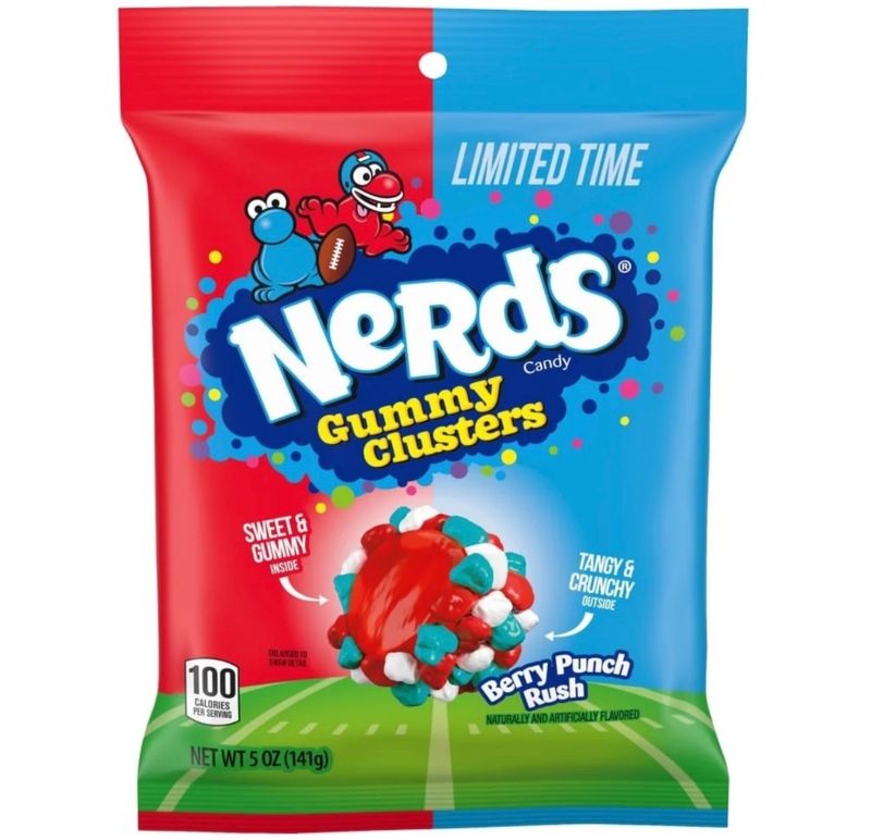Nerds - Berry Punsch Rush Gummy Clusters 12 x 141g