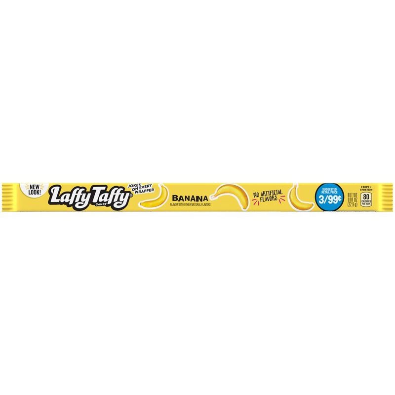 Laffy Taffy Rope Banana Chewy Candy 24x23g