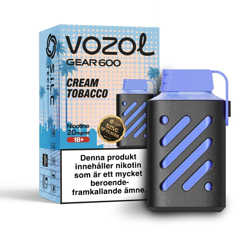 Vozol Gear600 - Cream Tobacco - 20mg/ml