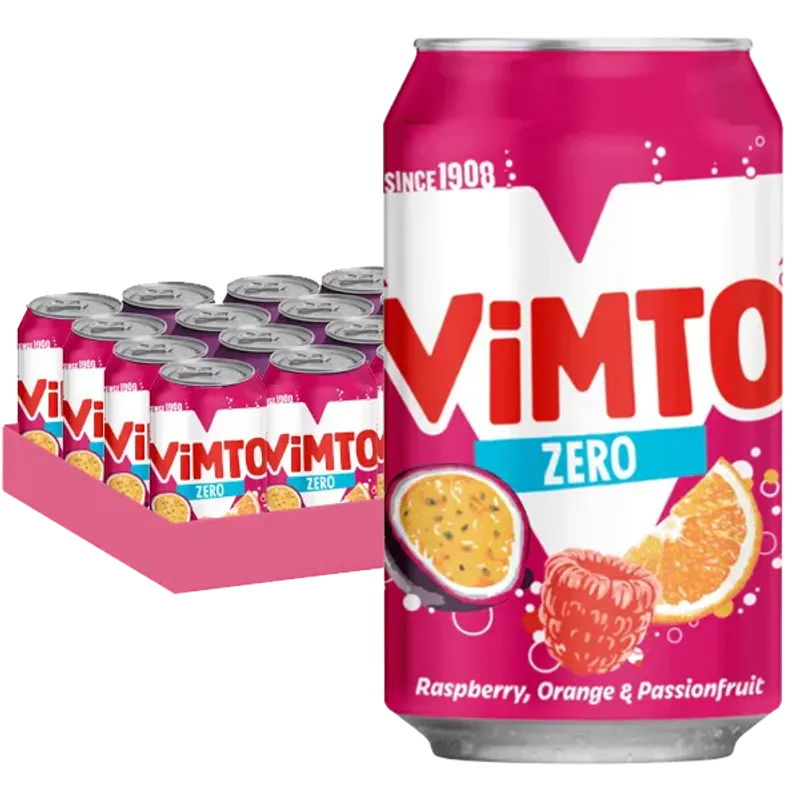 Vimto Zero Passion Frukt 20 x 33cl