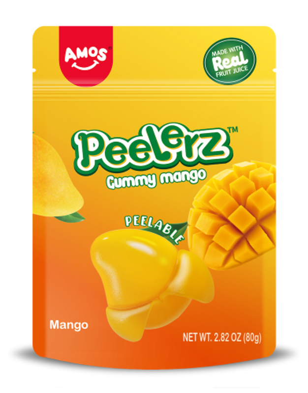 Amos Peelerz Gummy - Mango 24 x 80g