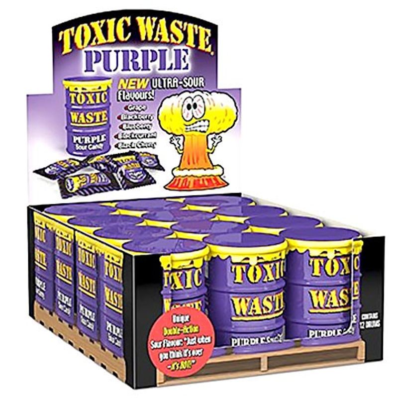 Toxic Waste Purple Drums 12 x 42g