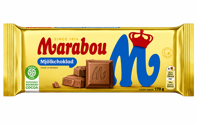 Marabou Mjölkchoklad 15X170g