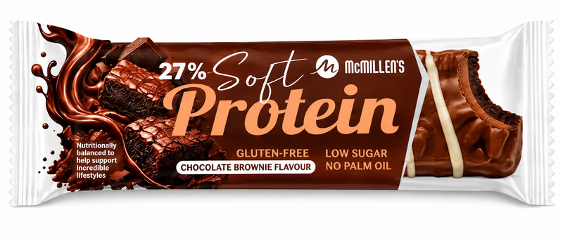 McMillens Soft Protein Bar Chocolate Brownie 18 x 42,9g