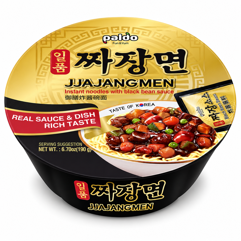 Paldo Jjajangmen Cup Noodles 12 x 190g