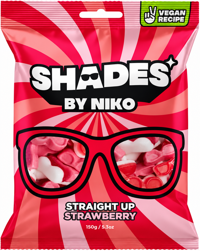 Shades By Niko Straight Up Strawberry 20 x 150g