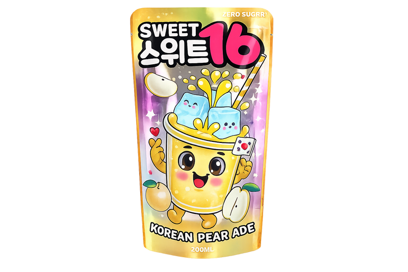 Sweet 16 - Korean Pear Ade Zero Sugar 10 x 200ml