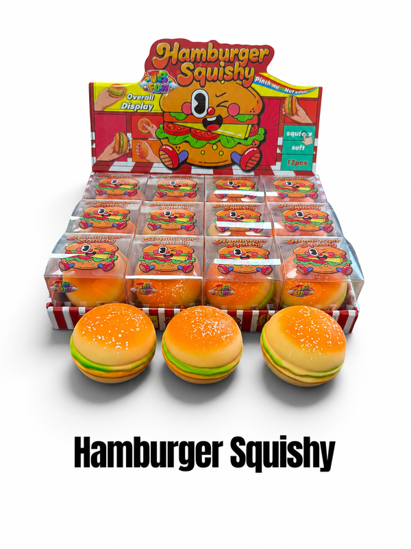 Squishy Hamburger x 12
