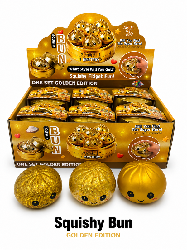 Squishy Dumplings Gold Stor x 12