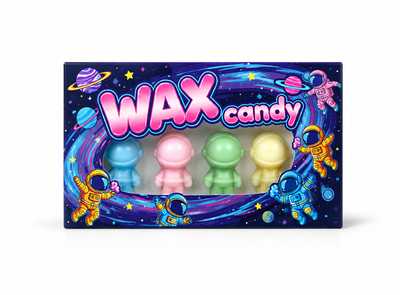 Nubbee - Astronauts Wax Candy 12 x 40g