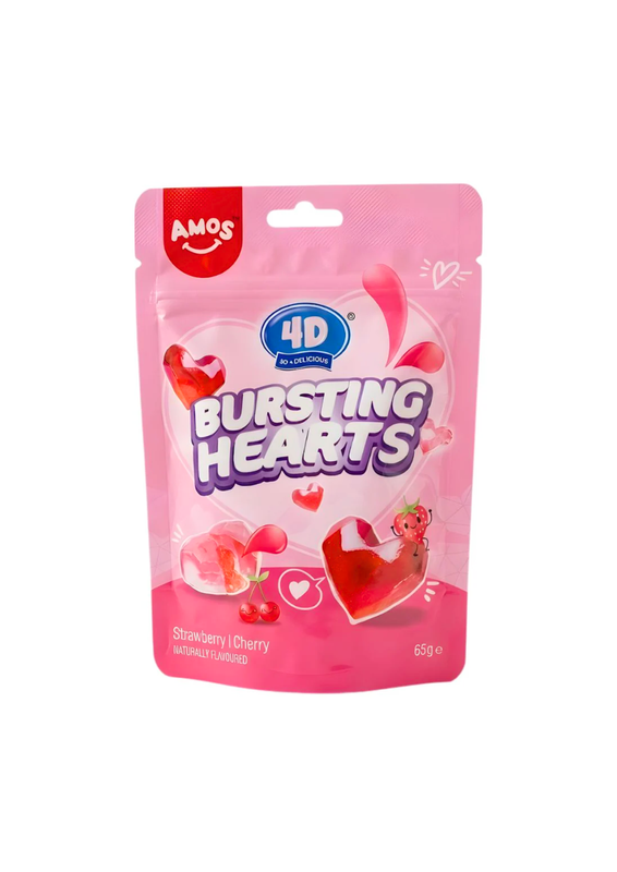 Amos 4D Bursting Hearts 24 x 65g