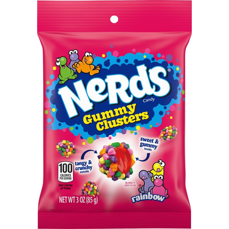 Nerds - Gummy Clusters Rainbow 12 x 85g (Bag)