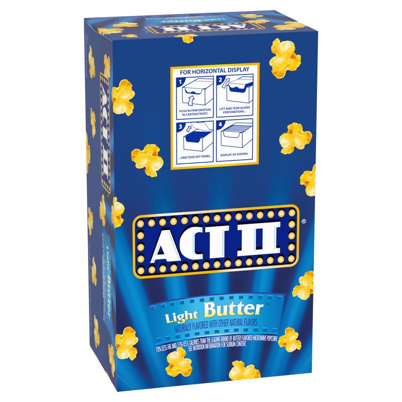 Act II Micro Pop Light Butter 18x78g
