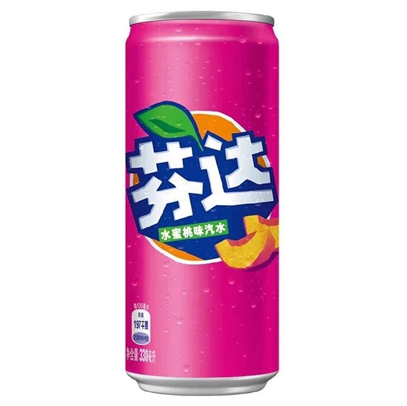 Fanta - White Peach 24 x 330ml CN