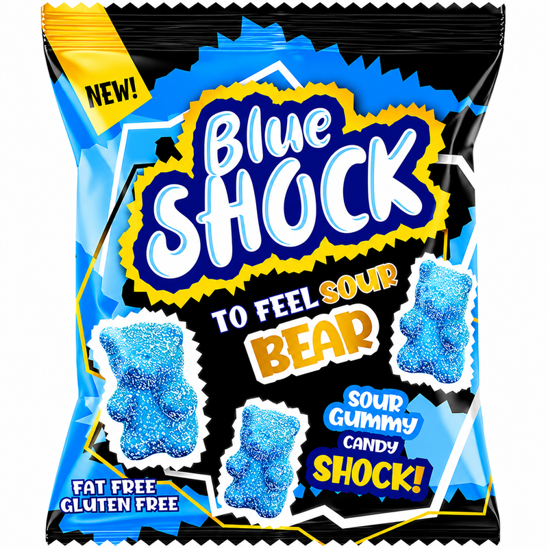 Blue Shock Sour Bear 12 x 80g