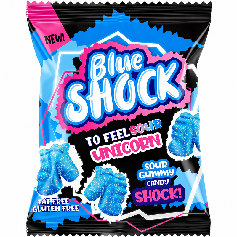 Blue Shock Sour Unicorn 12 x 80g