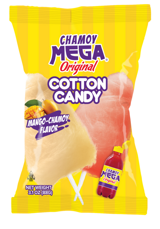 Mega Chamoy Cotton Candy 12x88g