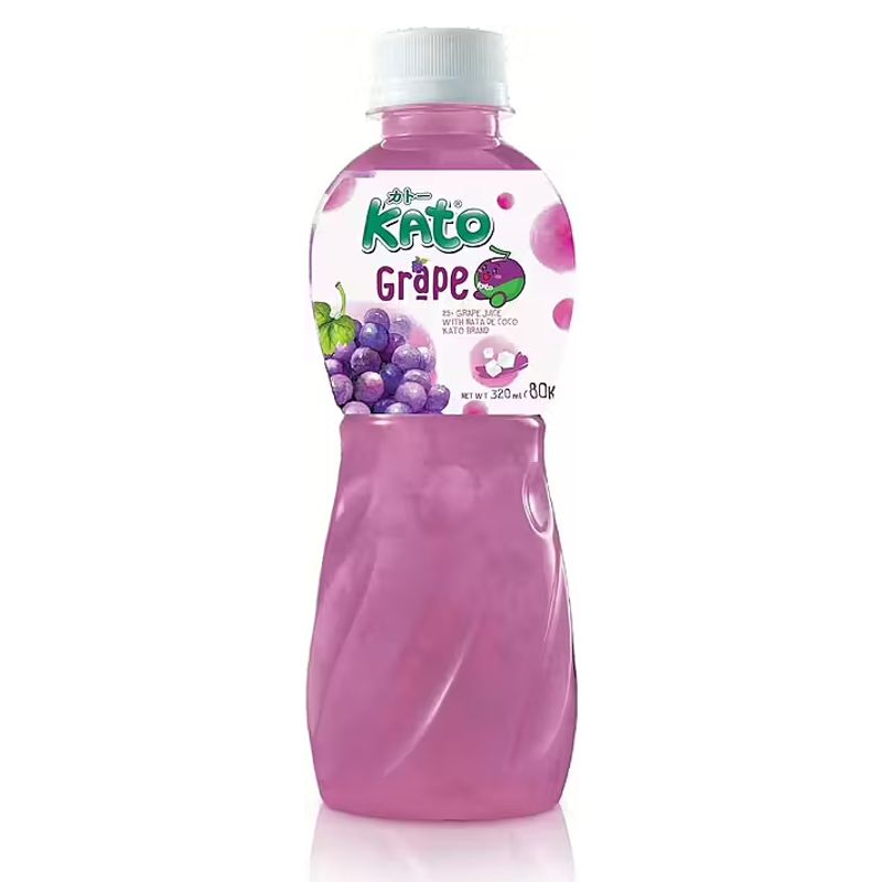 Kato Grape Nata De Coco 24 x 320ml