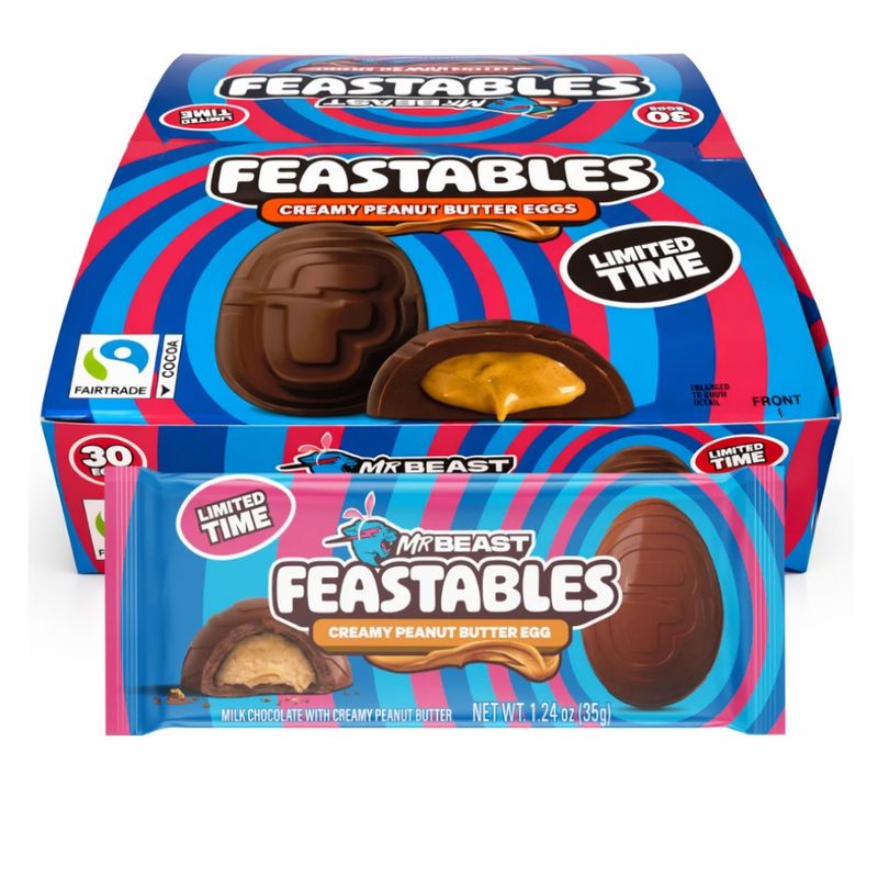 Mr.Beast Feastables Peanut Butter Egg 30st x 35g