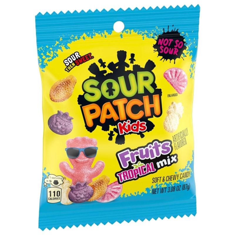 Sour Patch Kids Fruits Tropical Mix 12 x 87g