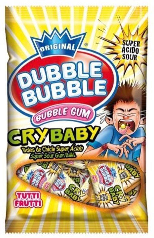 Dubble Bubble - Sour Cry Baby Gum 12 x 85g