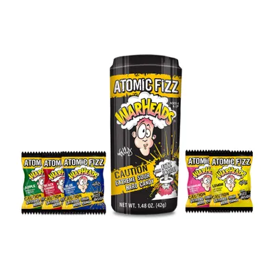 Warheads Atomic Fizz Canister 12 x 42g