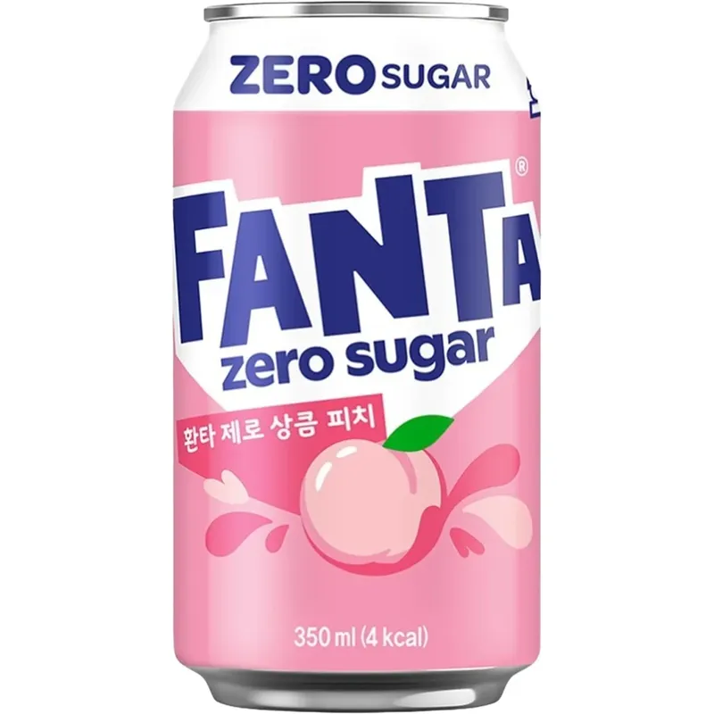 KO - Fanta White Peach Zero 24 x 350ml