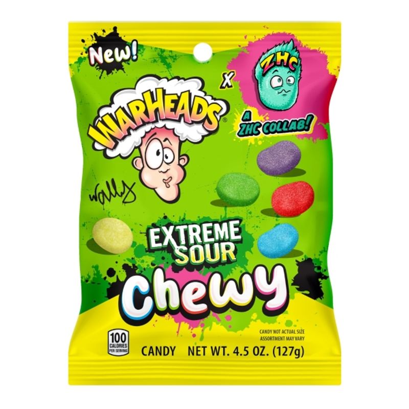 Warheads Extreme Sour Chewy Candy 127g