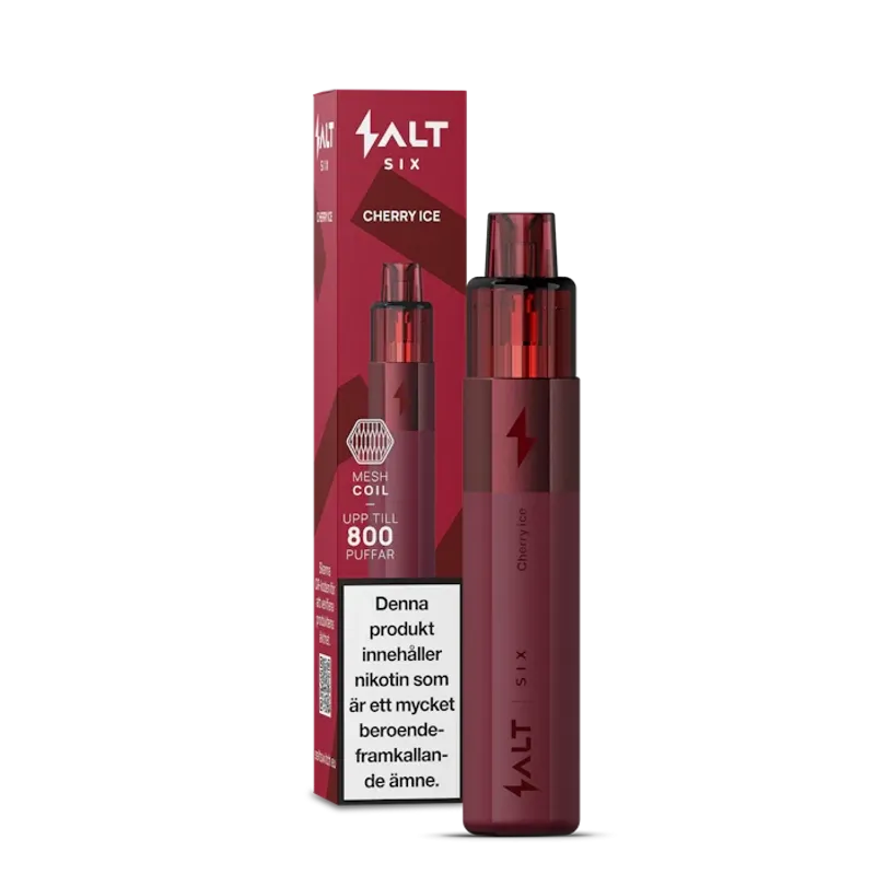 SALT SIX - Cherry Ice - 20mg/ml 10pack