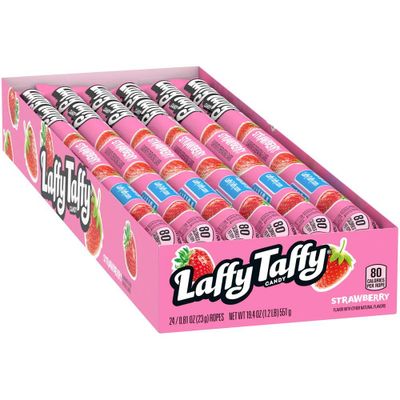 Laffy Taffy Strawberry Rope Chewy Candy 24x23g