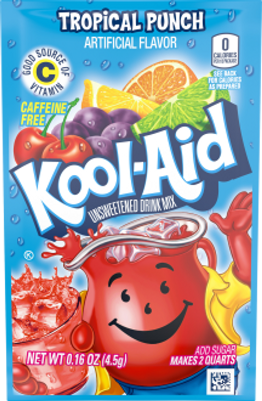 Kool Aid Unsweetened Tropical Punch 4,5g