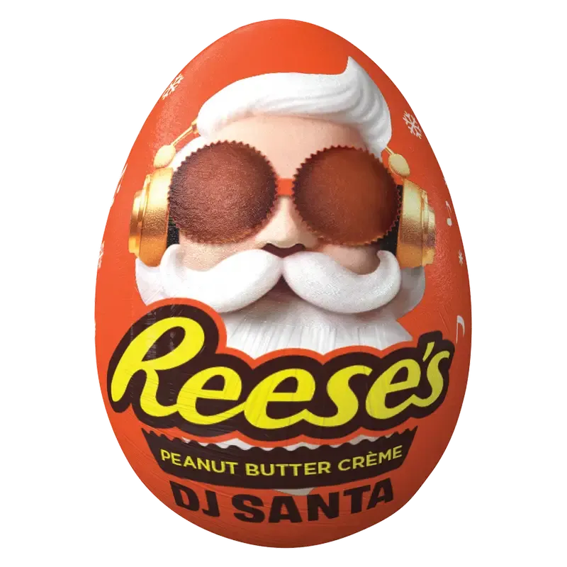 Reese's Peanut Butter Filled DJ Santa Heads 48 x 34g