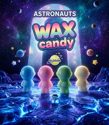 Nubbee - Astronauts Wax Candy 12 x 40g
