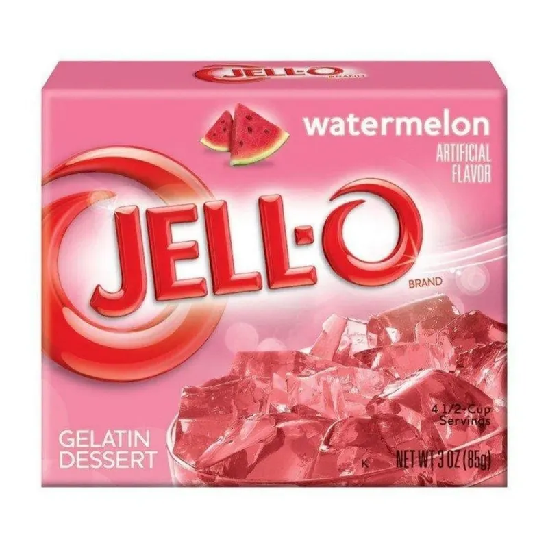 Jell-o Gelatin Watermelon 24 x 85g