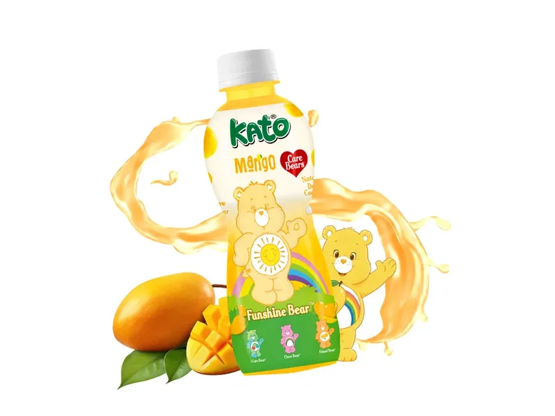 Kato Care Bears Mango With Nata De Coco 24 x 320ml