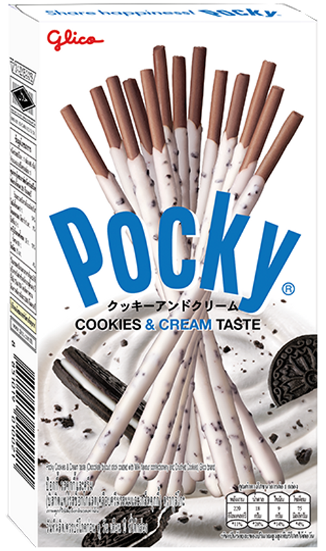 Pocky Cookie & Cream 10 x 45g