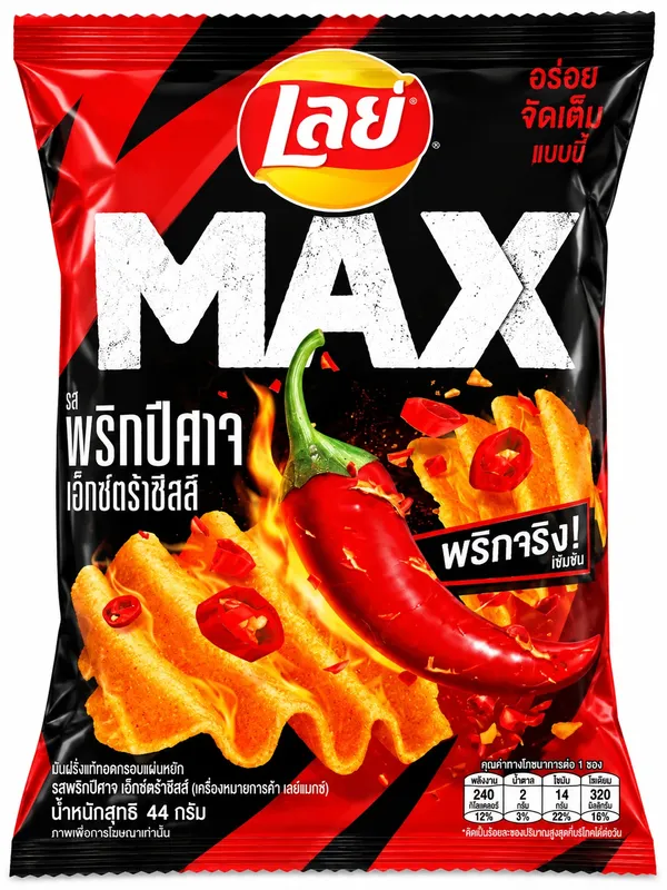 Lays Max Ghost Pepper 24 x 44g